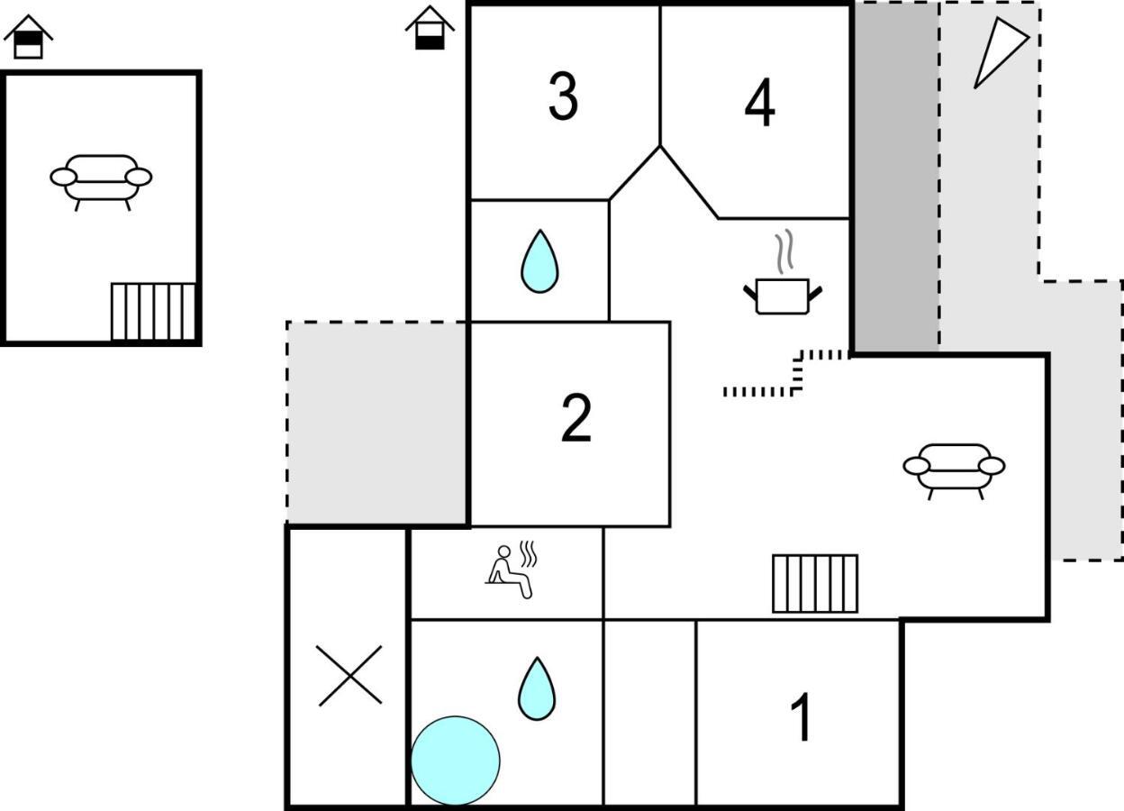 4 Bedroom Nice Home In フ ァボルグ エクステリア 写真